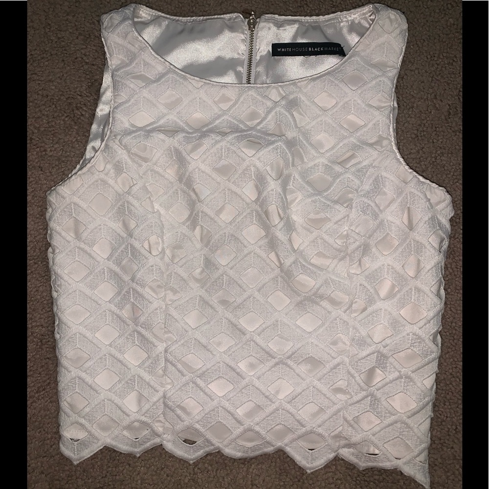 White House Black Market Cropped Top